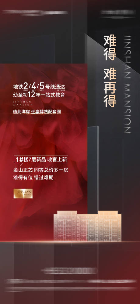 源文件下载【地产洋房价值点海报】编号：50030013995382278