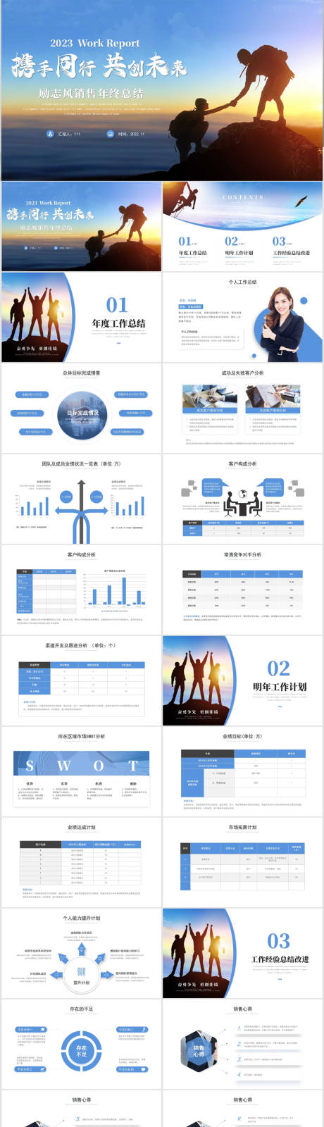 源文件下载【励志风销售年终总结PPT】编号：20221208095448968