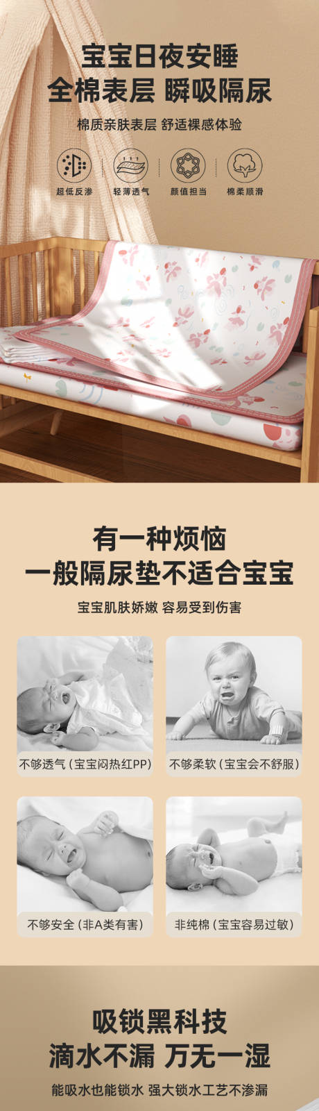 源文件下载【隔尿垫详情页 】编号：36430013745375981