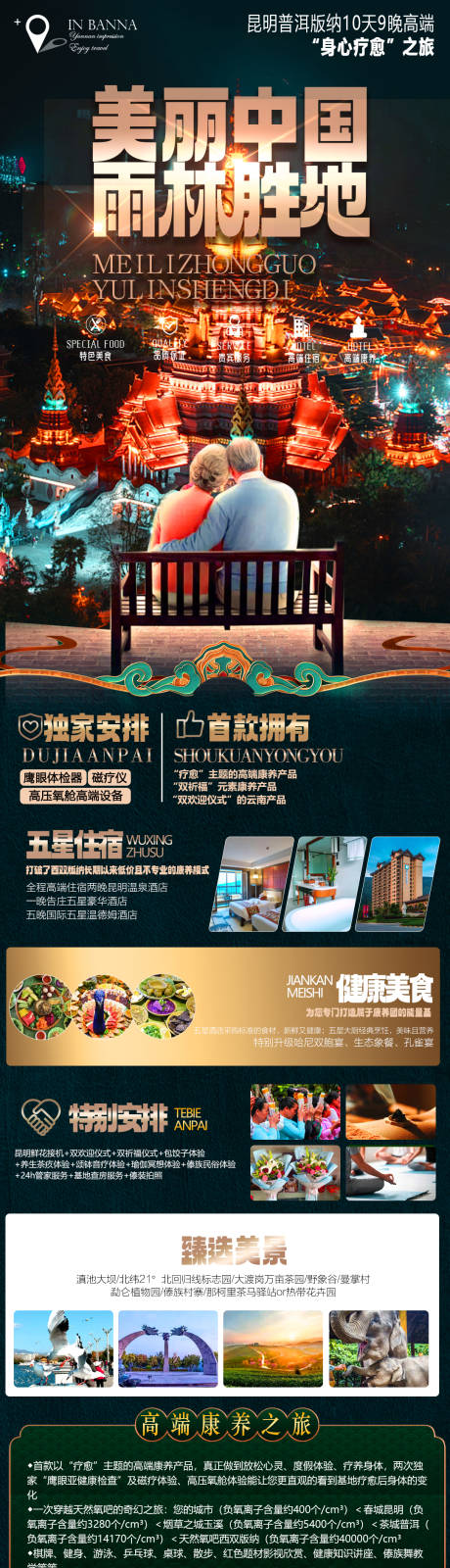 源文件下载【云南西双版纳旅游海报】编号：99890013745117624