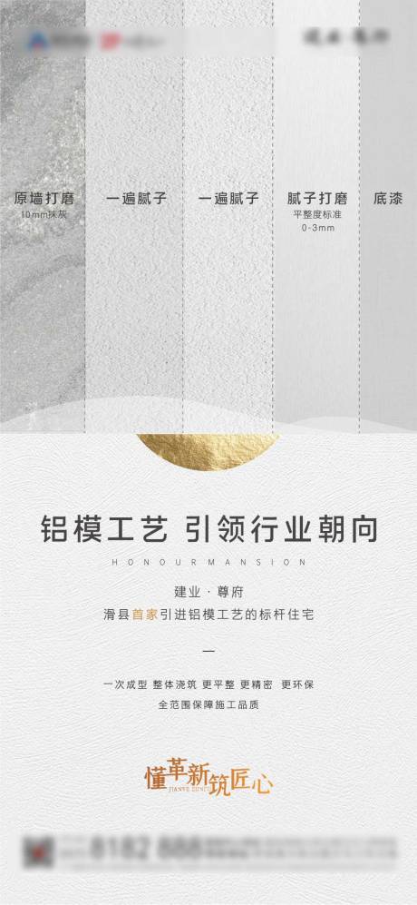 源文件下载【享设计】搜索编号：86310013843779633【地产铝膜工艺海报】