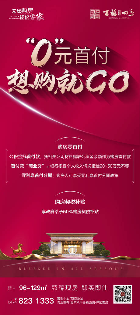 源文件下载【地产零首付展架】编号：41700013855874302