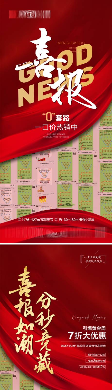 源文件下載【享設計】搜索編號：95530013910017144【地產喜報價值點系列海報】