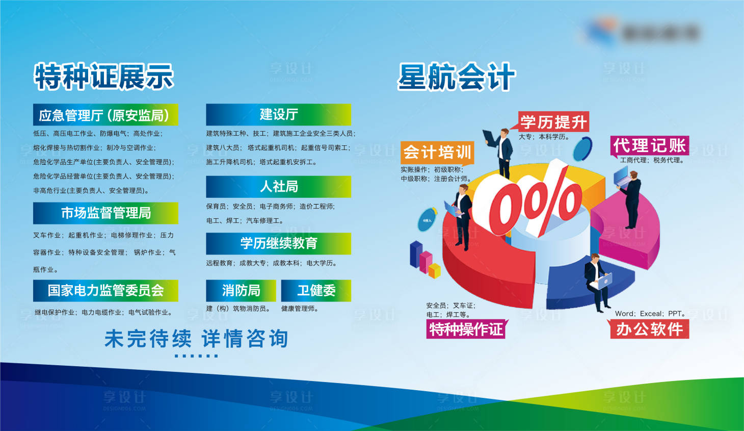 源文件下載【享設計】搜索編號：85480013937754014【培訓班展板】