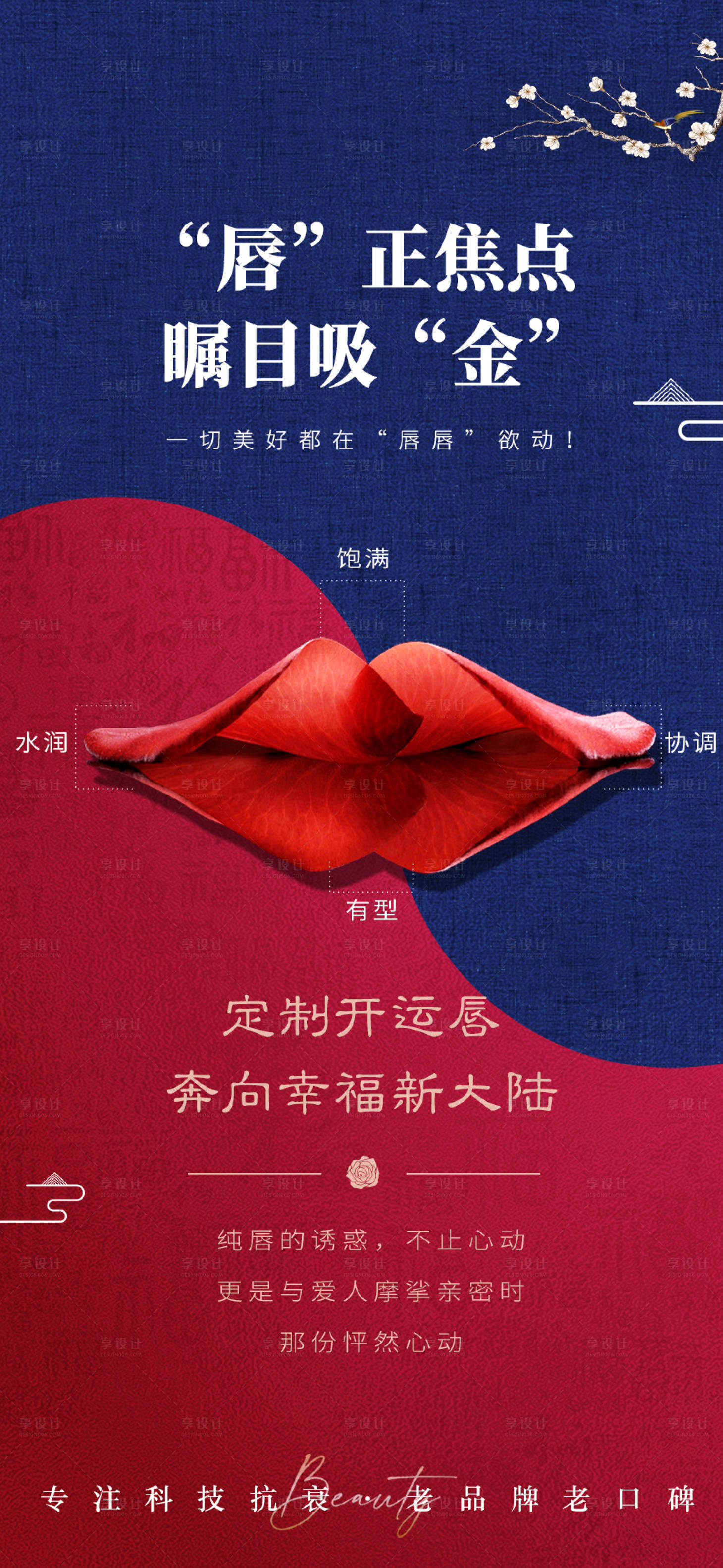 源文件下載【享設計】搜索編號：13880013725832192【醫美海報五官開運】