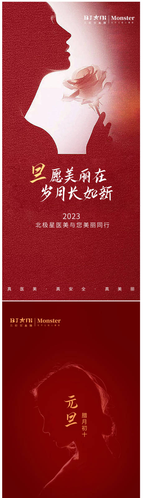 源文件下载【医美整形元旦海报 】编号：20221228162440226