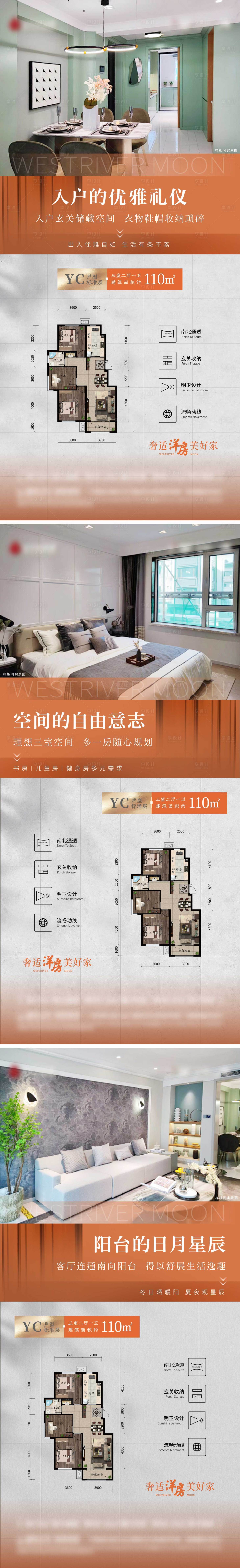 源文件下载【地产户型价值点系列单图】编号：68590014052101988