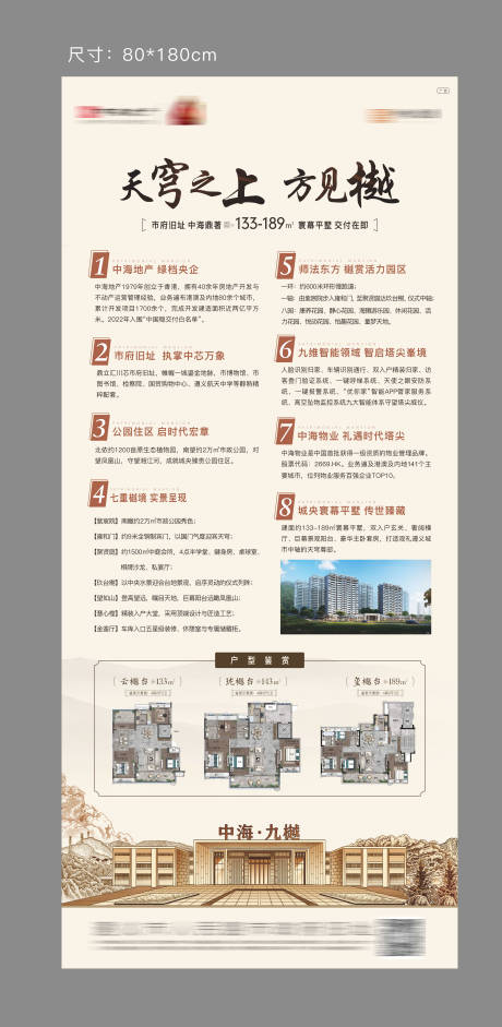 源文件下载【新中式房地产展架】编号：85520014116334559