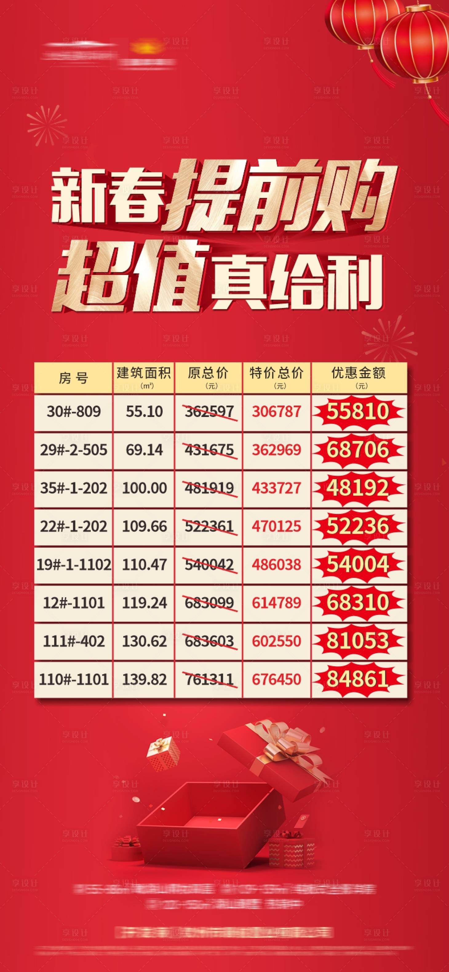 源文件下載【享設(shè)計】搜索編號：81170014077974534【新春特價房海報】