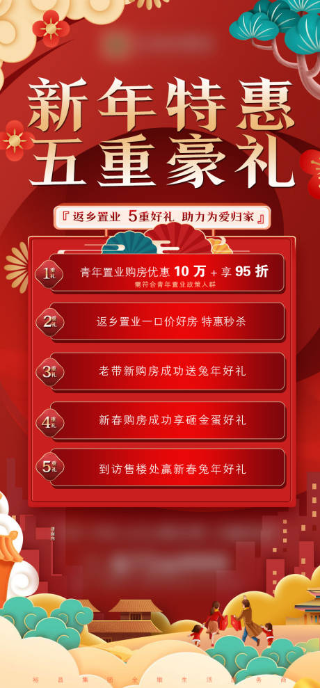 源文件下载【房地产返乡置业特惠好礼海报】编号：16690014287444431