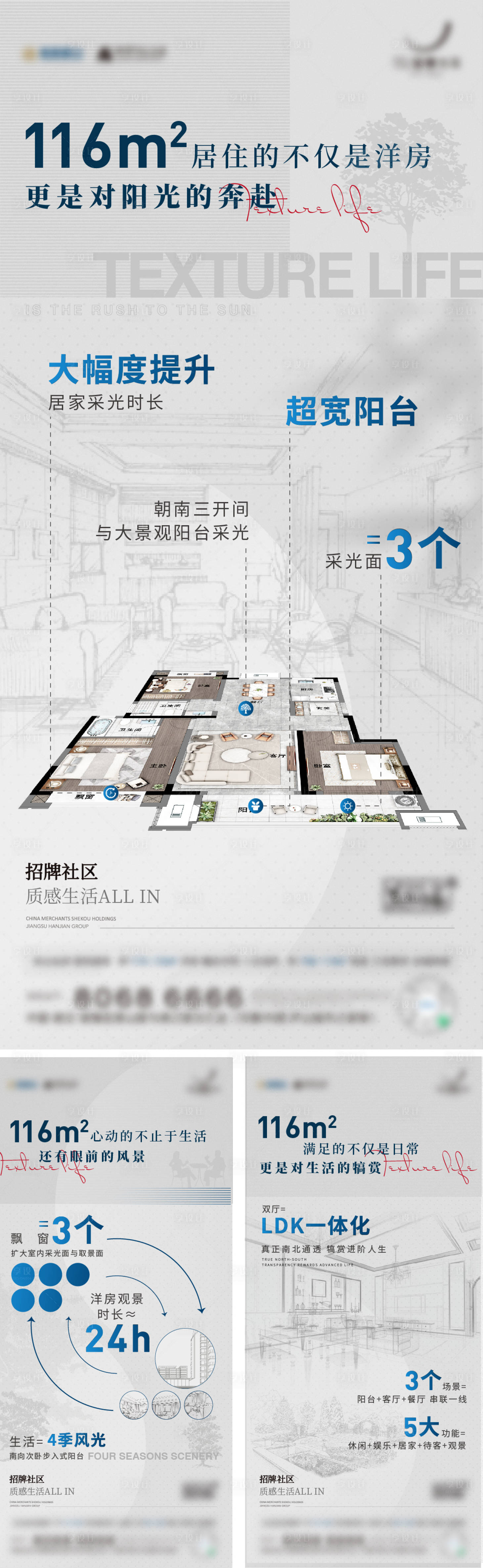 源文件下载【享设计】搜索编号：73440014228753483【品质户型价值区域数据单图】