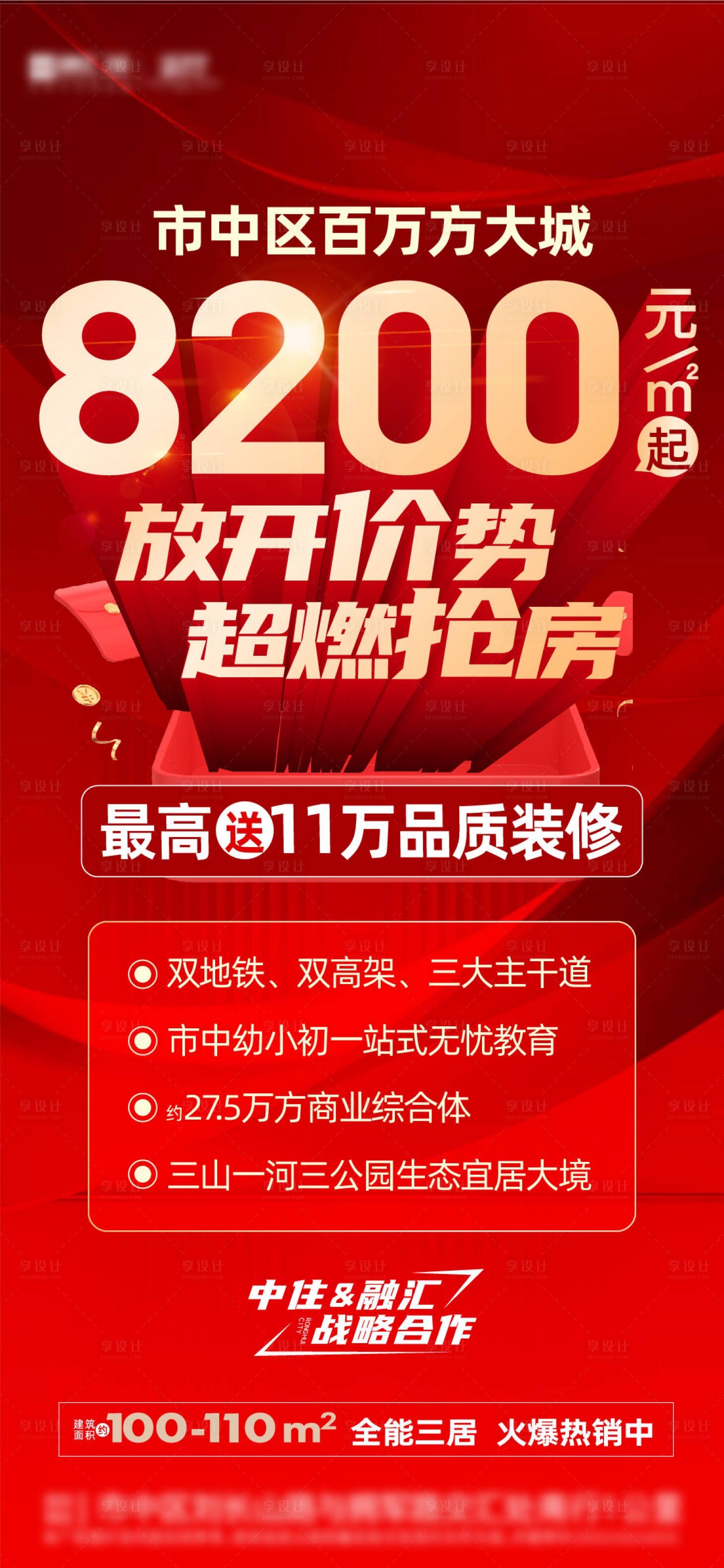 源文件下載【享設計】搜索編號：65140014351658967【地產熱銷海報】