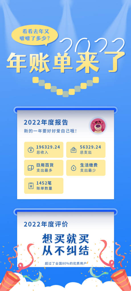 编号：20230105152805378【享设计】源文件下载-年账单海报