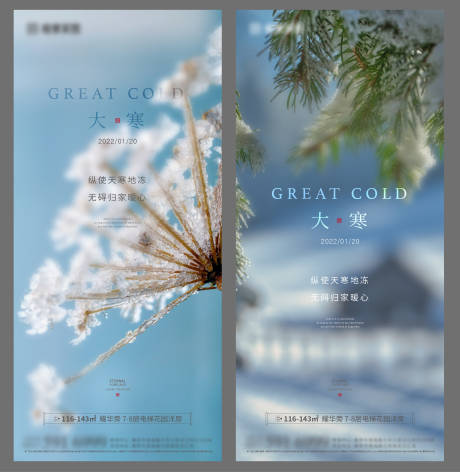源文件下载【大寒节气海报】编号：26070014240967860