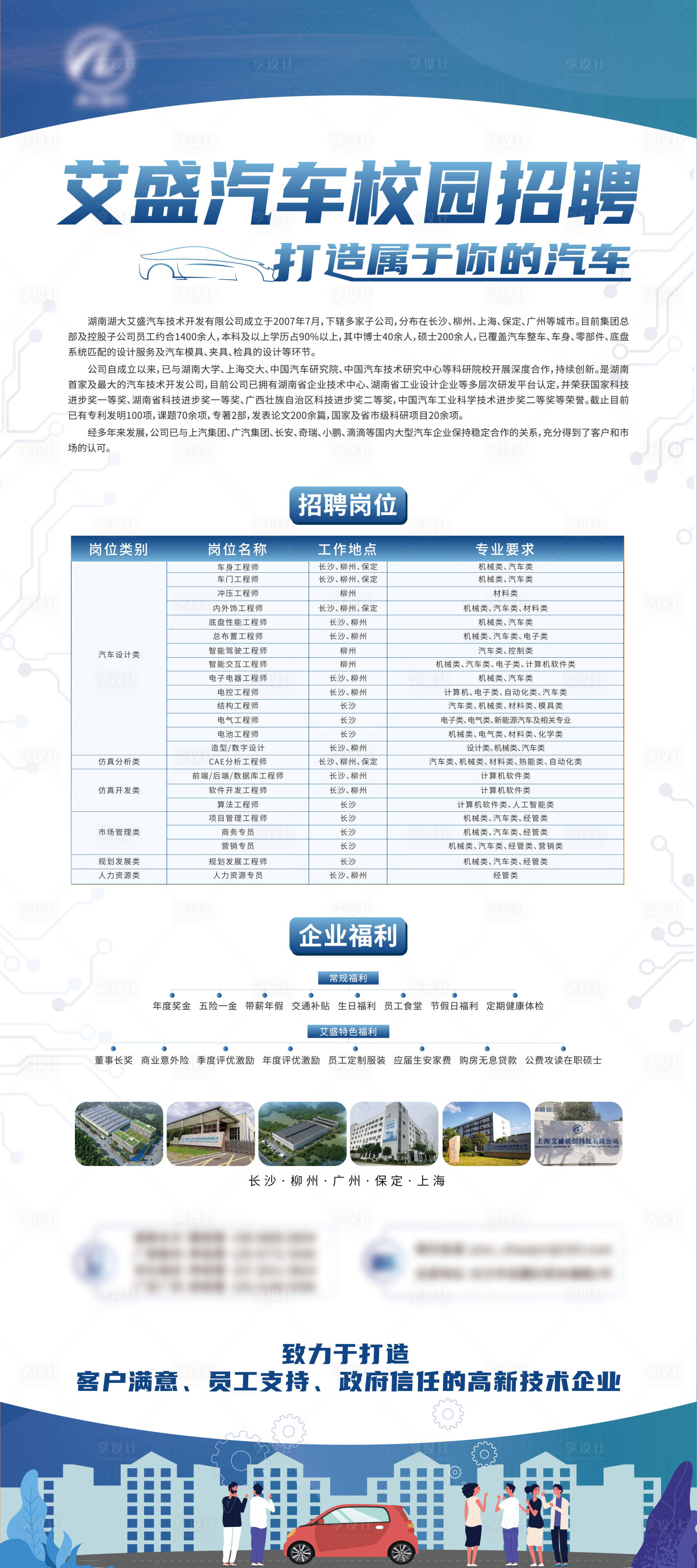 源文件下載【享設計】搜索編號：21300014201609872【汽車招聘展架】