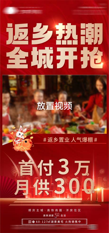 源文件下载【地产新春热销活动海报】编号：52030014173138776