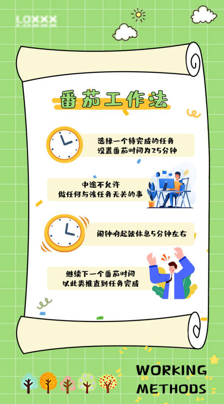 源文件下載【享設(shè)計】搜索編號：79500014404915935【工作方法海報】
