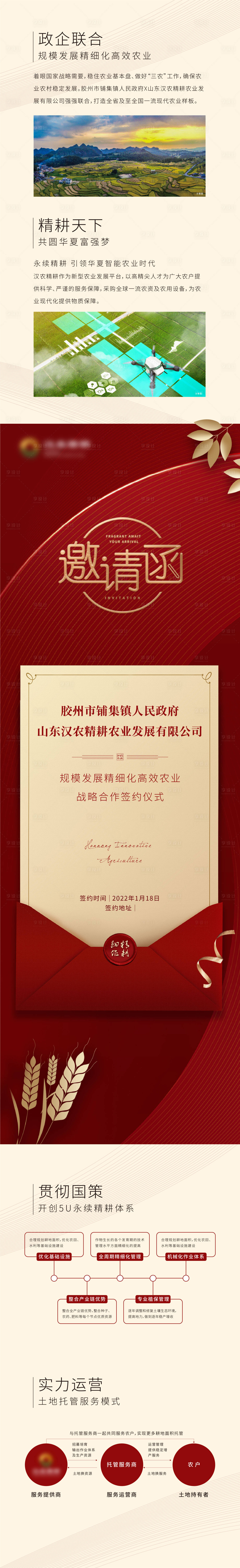 源文件下载【地产邀请函长图海报】编号：96430014089555152
