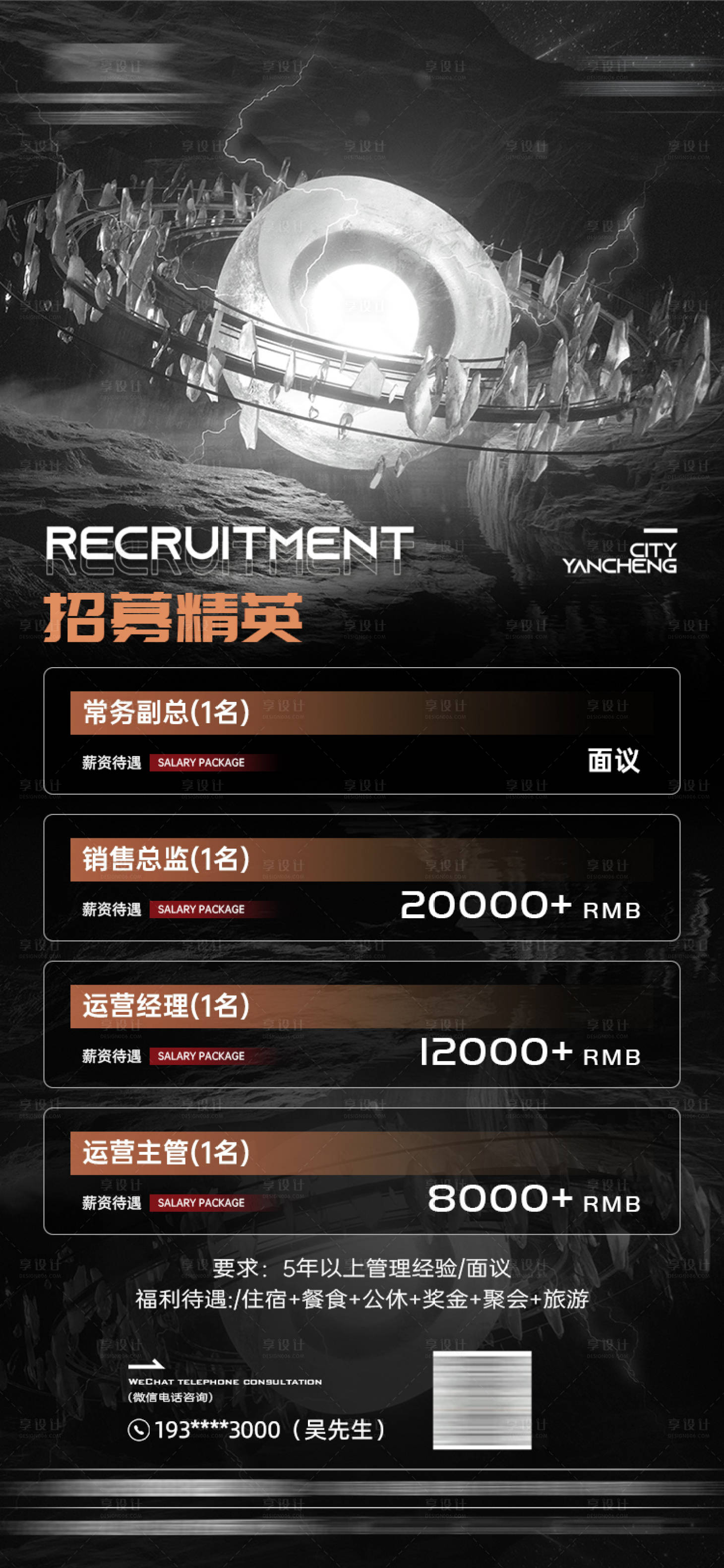 源文件下载【酒吧招聘海报】编号：35170014098894863