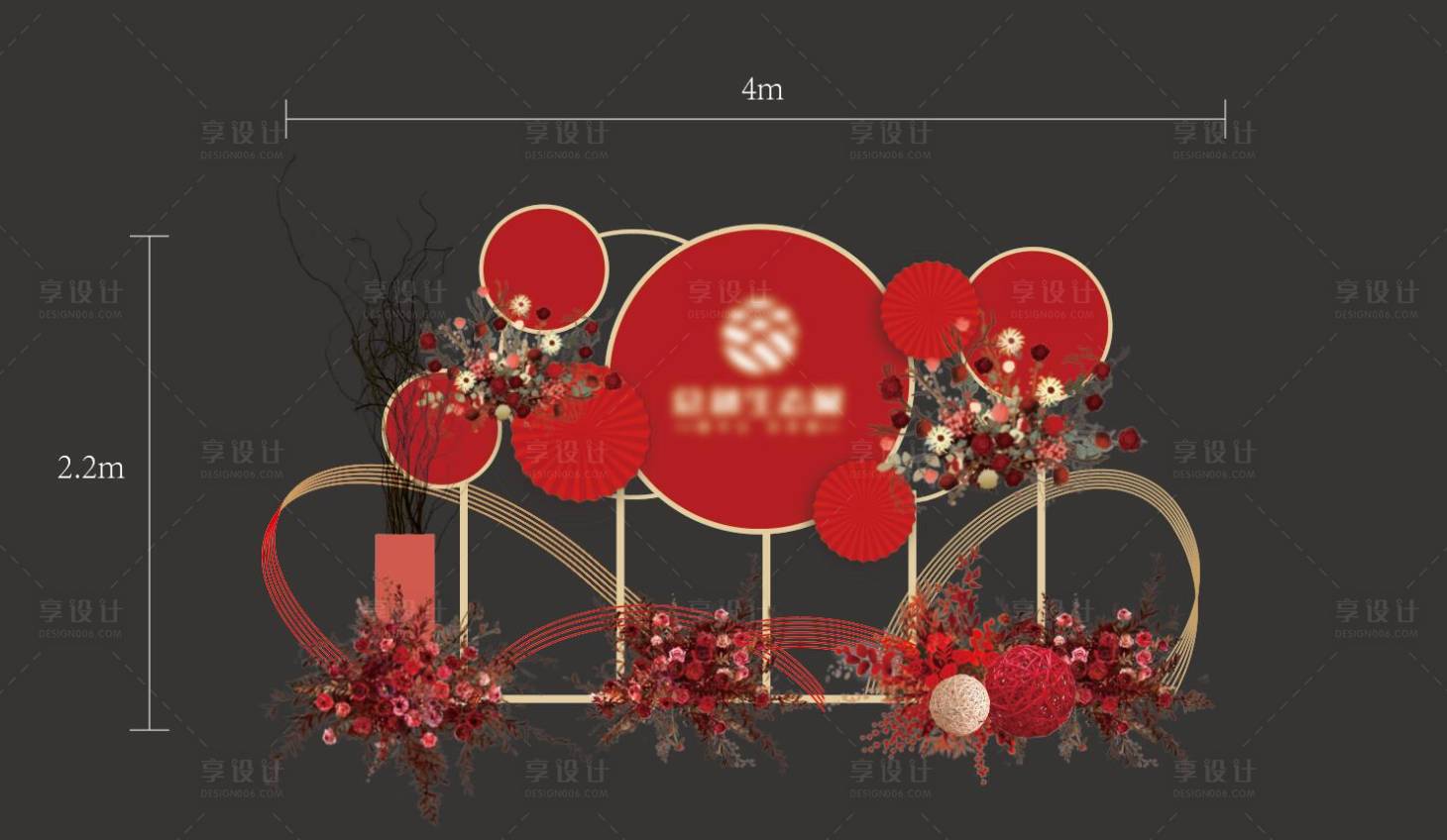 源文件下载【房地产国风美陈DP点展示装饰】编号：54540014194072631