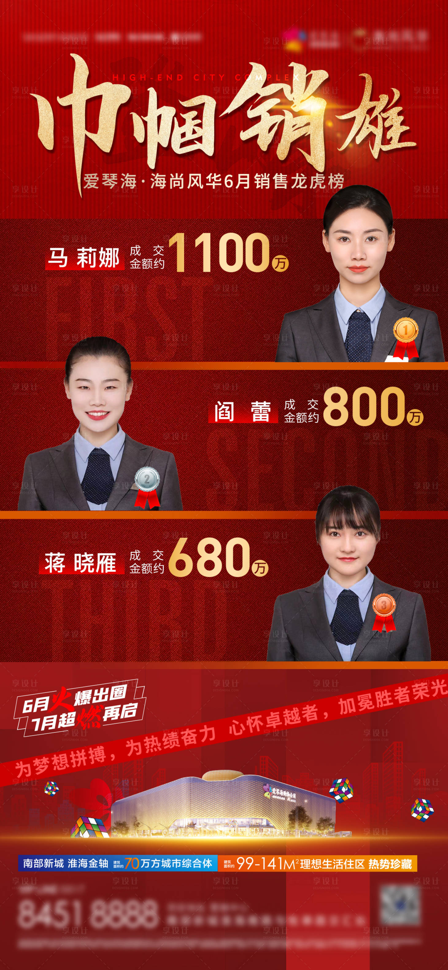 源文件下载【享设计】搜索编号：90140014078337882【地产销冠红色单图】