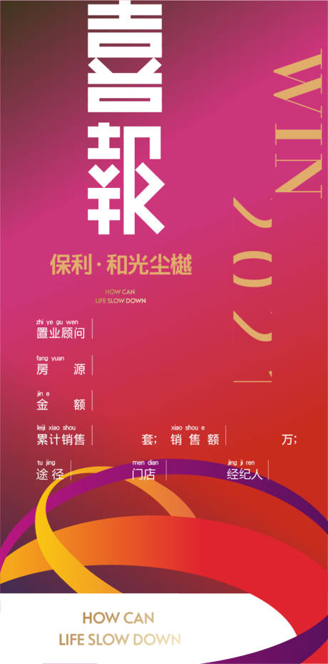 源文件下载【地产喜报海报】编号：20230104173637702
