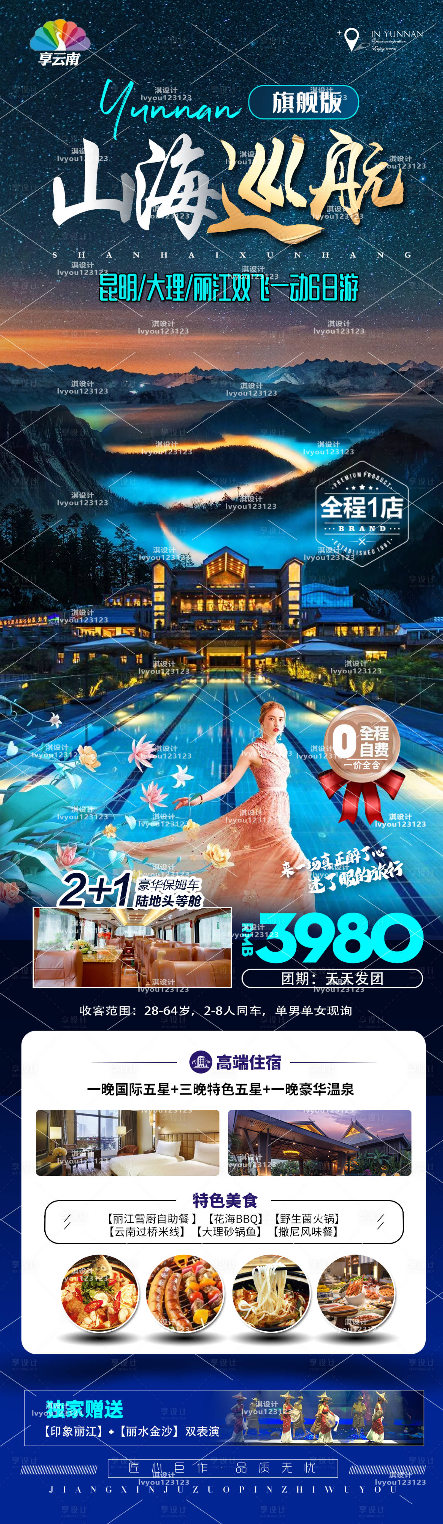 源文件下载【云南旅游海报】编号：40500014261744125