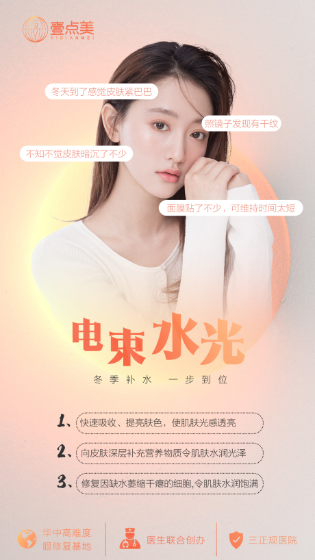源文件下载【医美水光针海报】编号：55720014131913901