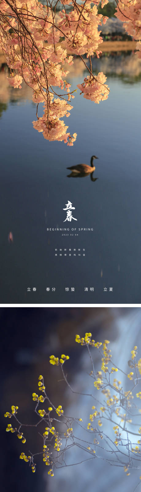 源文件下載【享設計】搜索編號：93760014261151450【立春春分節日海報】