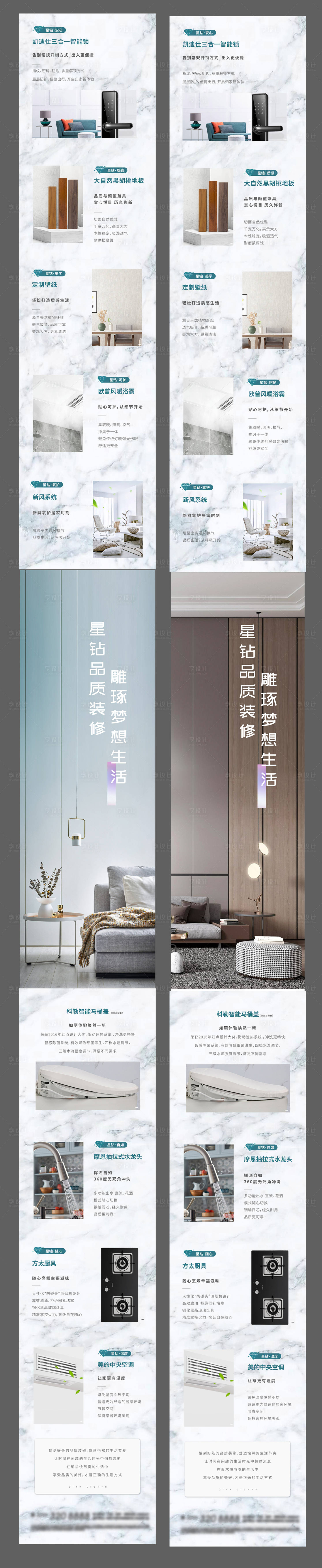 源文件下载【享设计】搜索编号：54720014262377696【地产户型价值点长图海报】