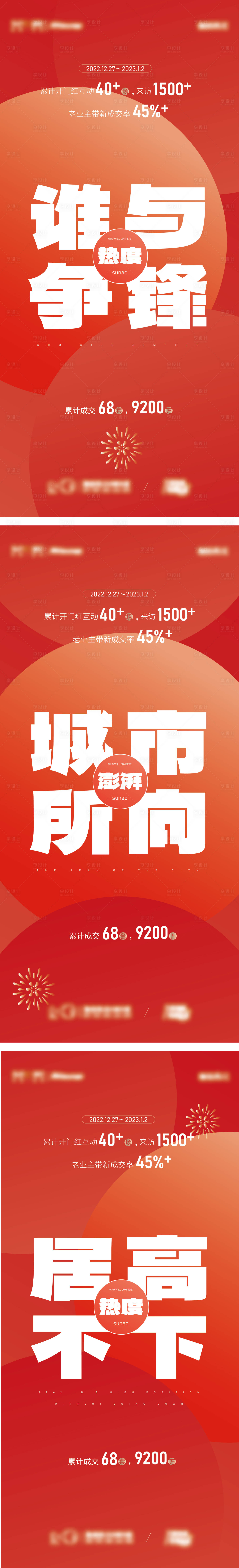 源文件下载【享设计】搜索编号：95630014116613945【地产热销成交系列海报】