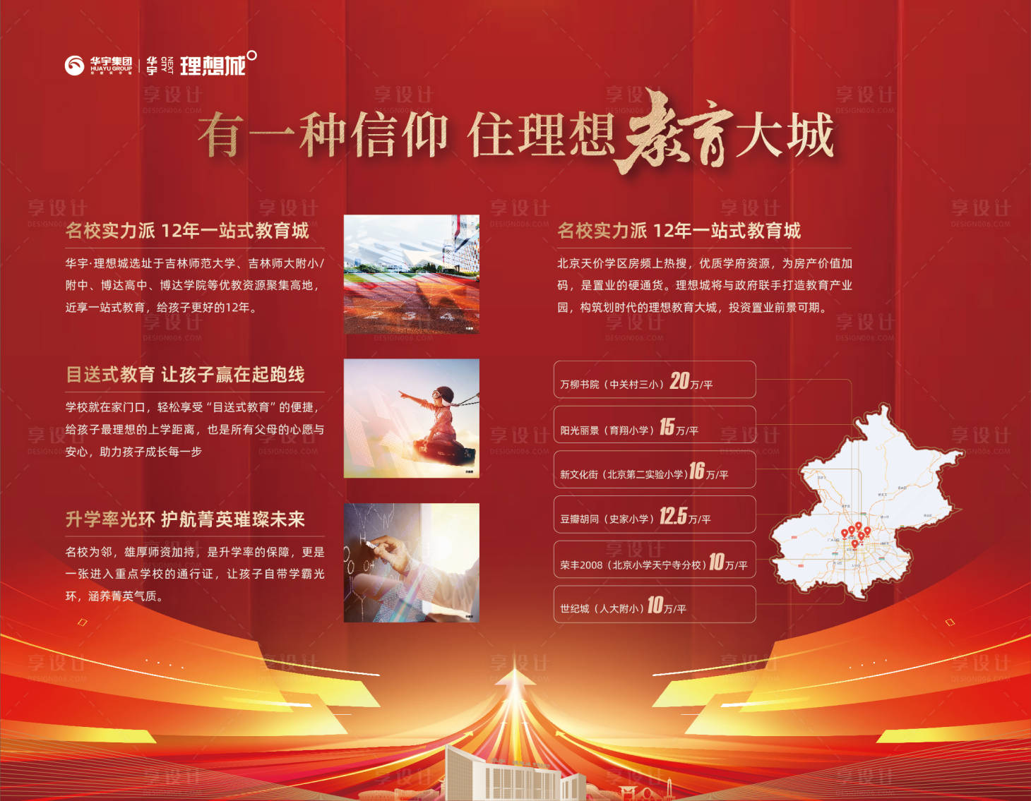 源文件下载【享设计】搜索编号：51890014352208035【学区房展板】