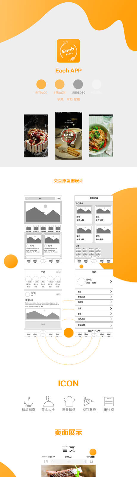 编号：20230129002502020【享设计】源文件下载-美食APP