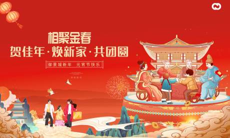 源文件下载【新年元宵展板】编号：33470014260829625