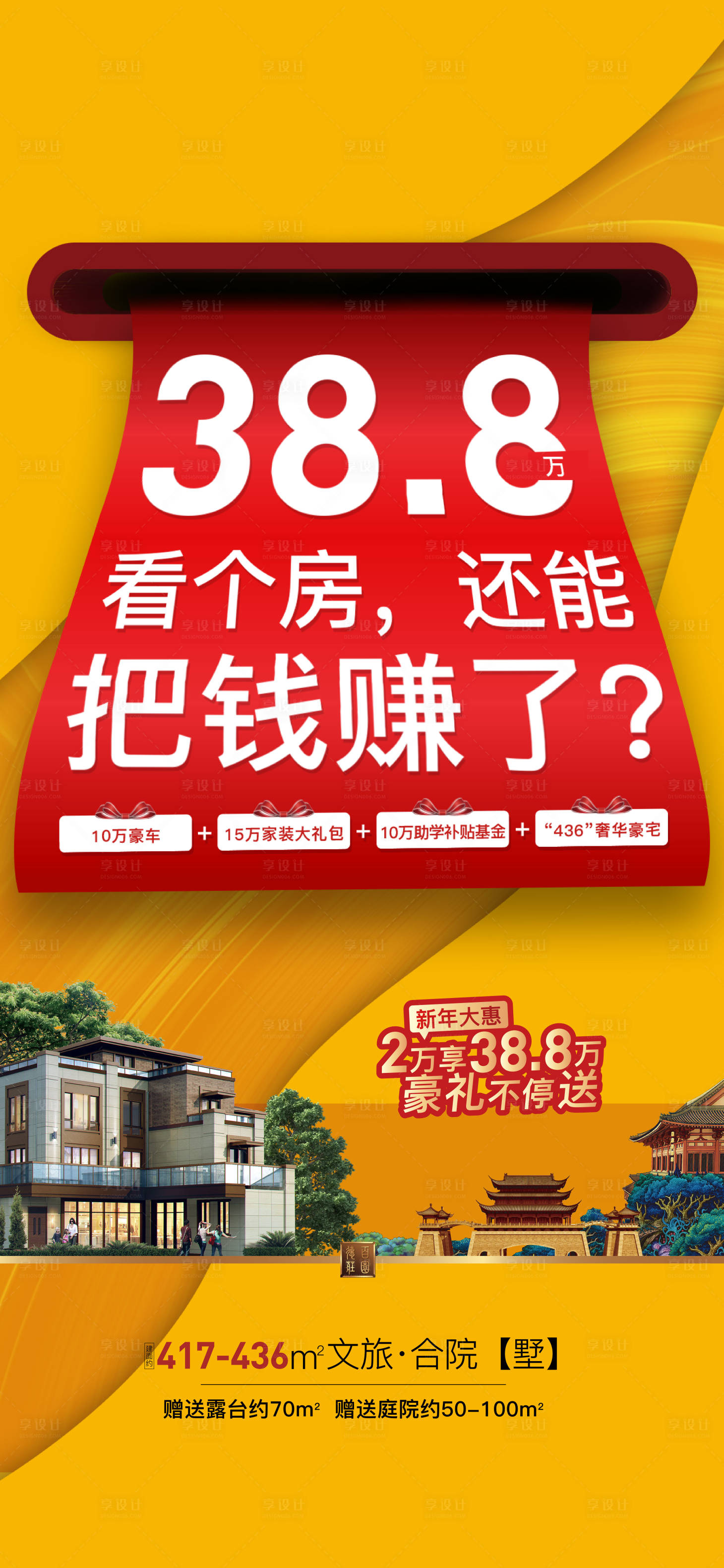 源文件下载【地产价格海报】编号：86900014300121536