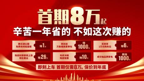 源文件下載【享設計】搜索編號：15160014073655260【地產首付政策六重禮活動主畫面】