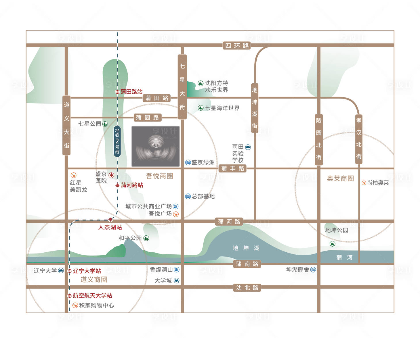 源文件下載【享設計】搜索編號：14470014246779578【區位圖展板】