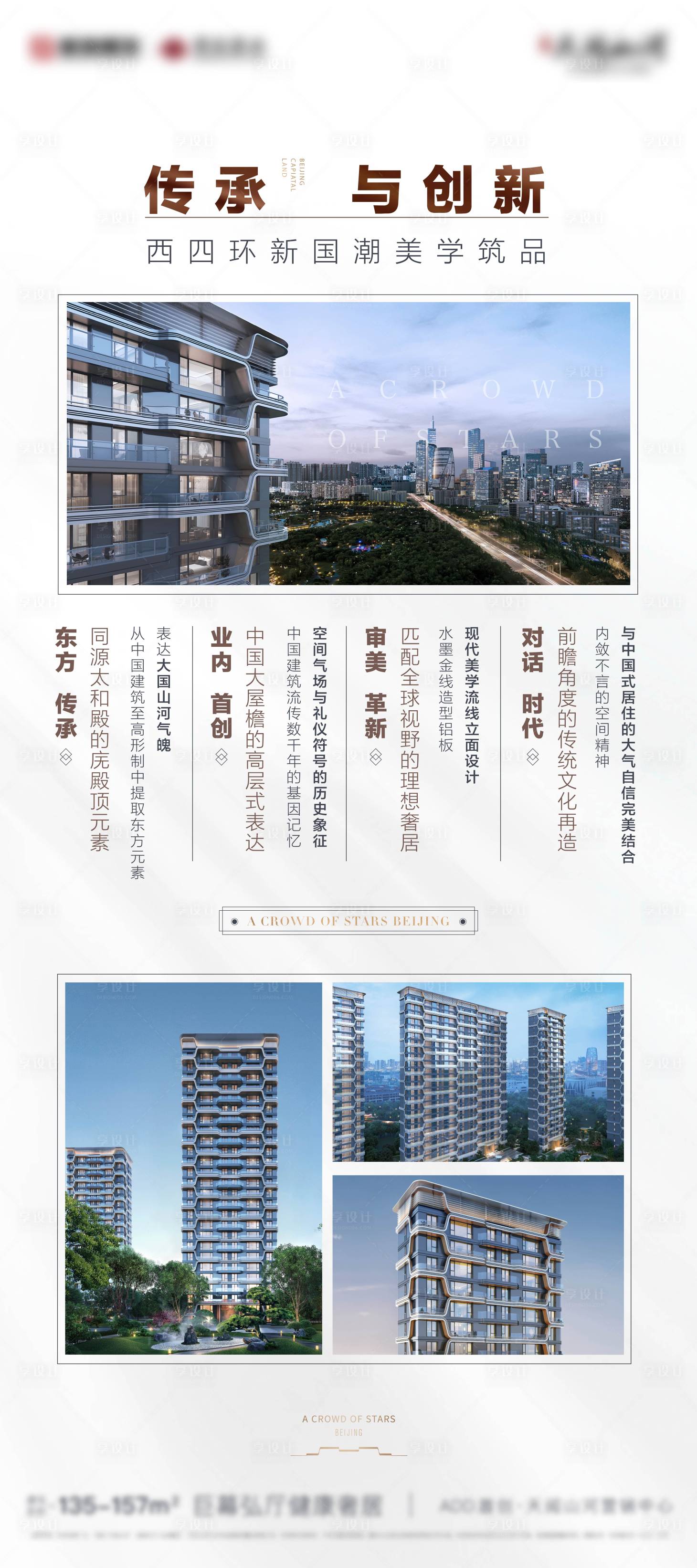 源文件下载【享设计】搜索编号：29430014164575858【地产外立面质感展架】