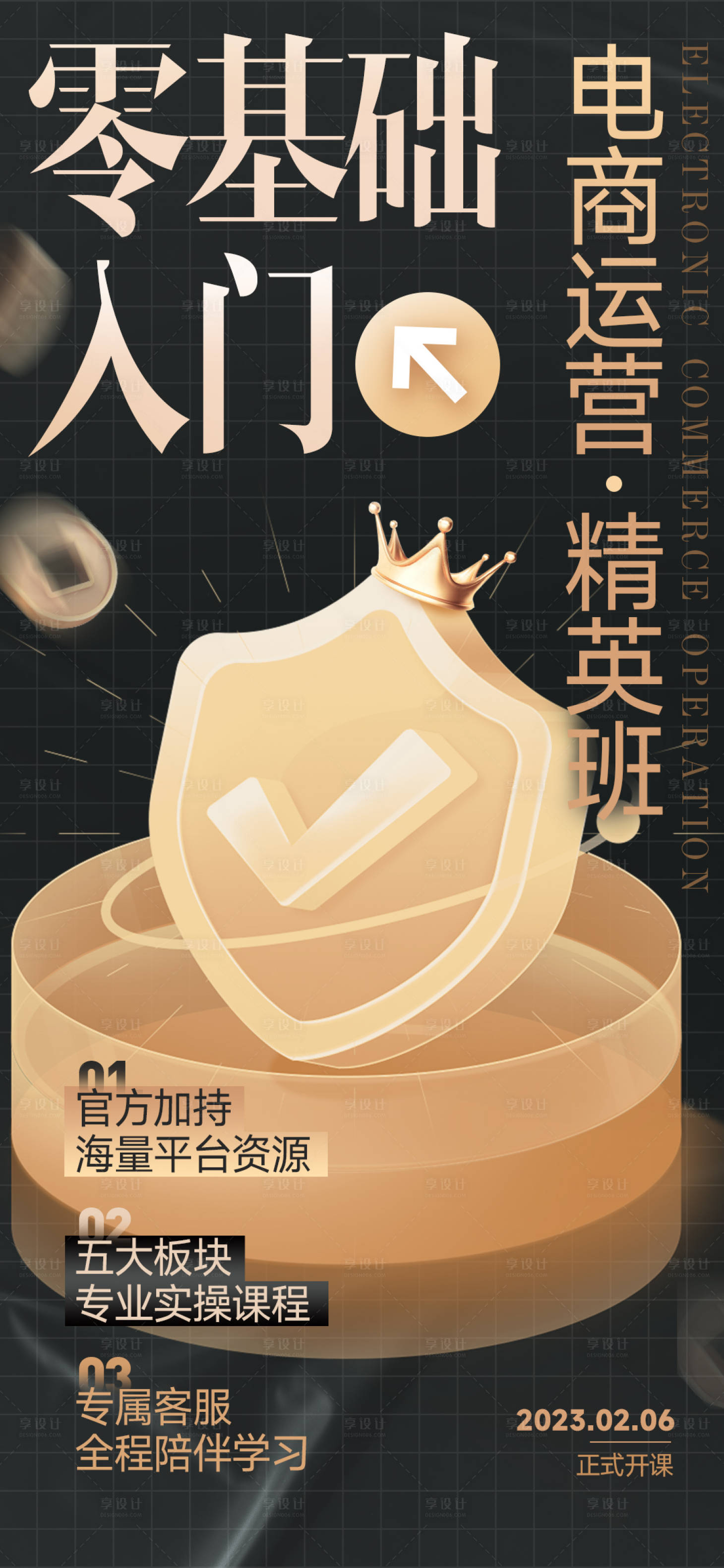源文件下载【电商运营培训海报】编号：52450014370122095