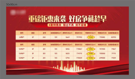 源文件下载【享设计】搜索编号：81160014088368552【特价房展板】