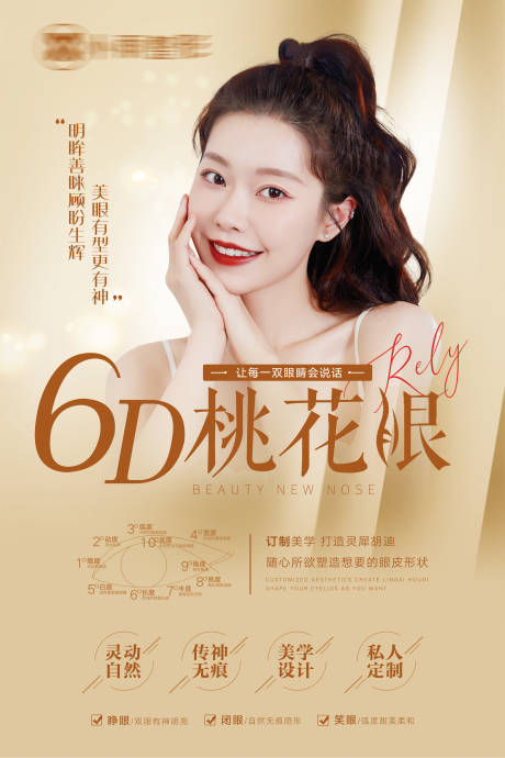 源文件下载【医美眼综合品项简约海报】编号：40330014186346834