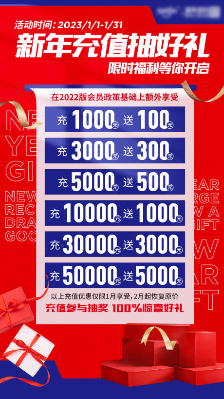 源文件下载【新年充值海报】编号：56380014219029897