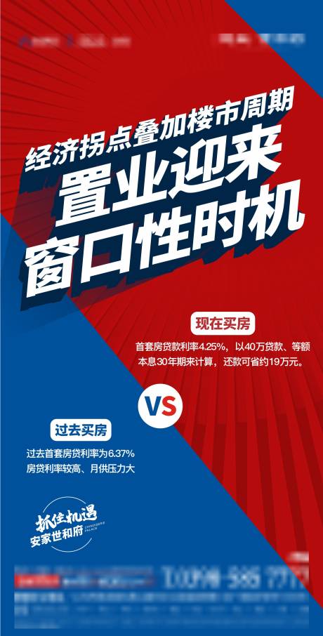 源文件下载【地产置业对比海报】编号：65800014178594768