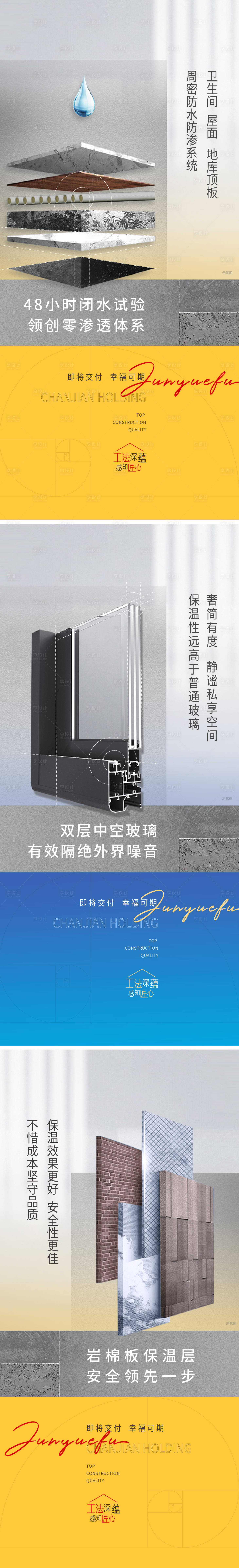 源文件下载【享设计】搜索编号：49800014999743396【地产匠心精工系列海报】