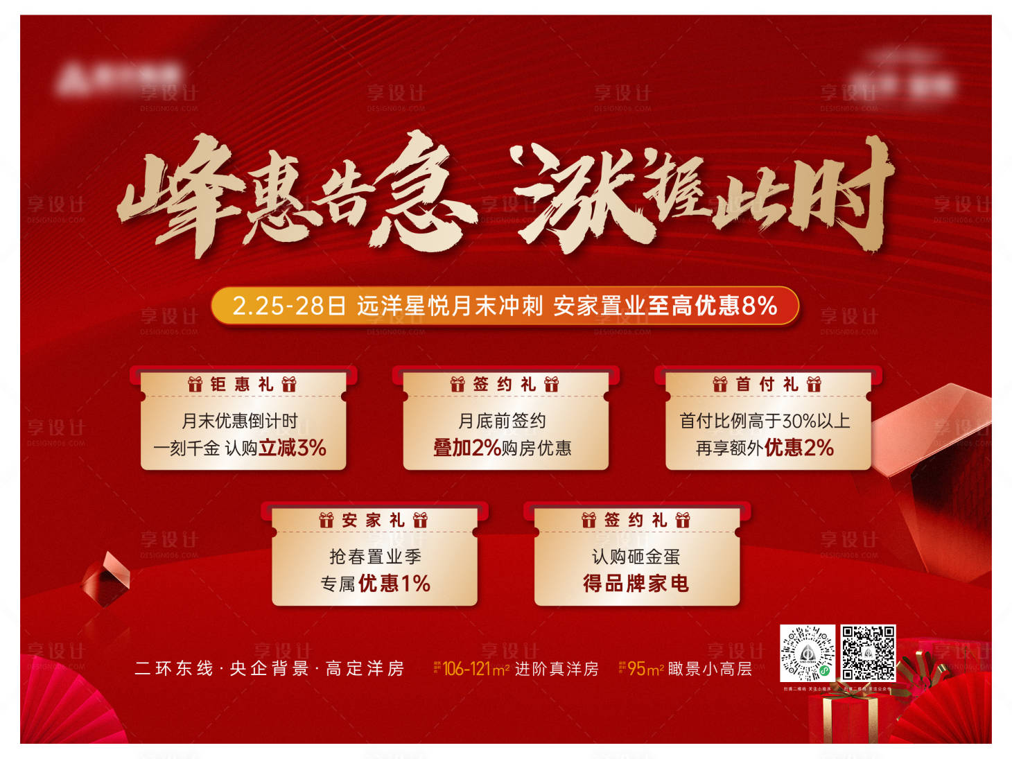 源文件下載【享設計】搜索編號：49700014939369252【地產五重禮背景板】