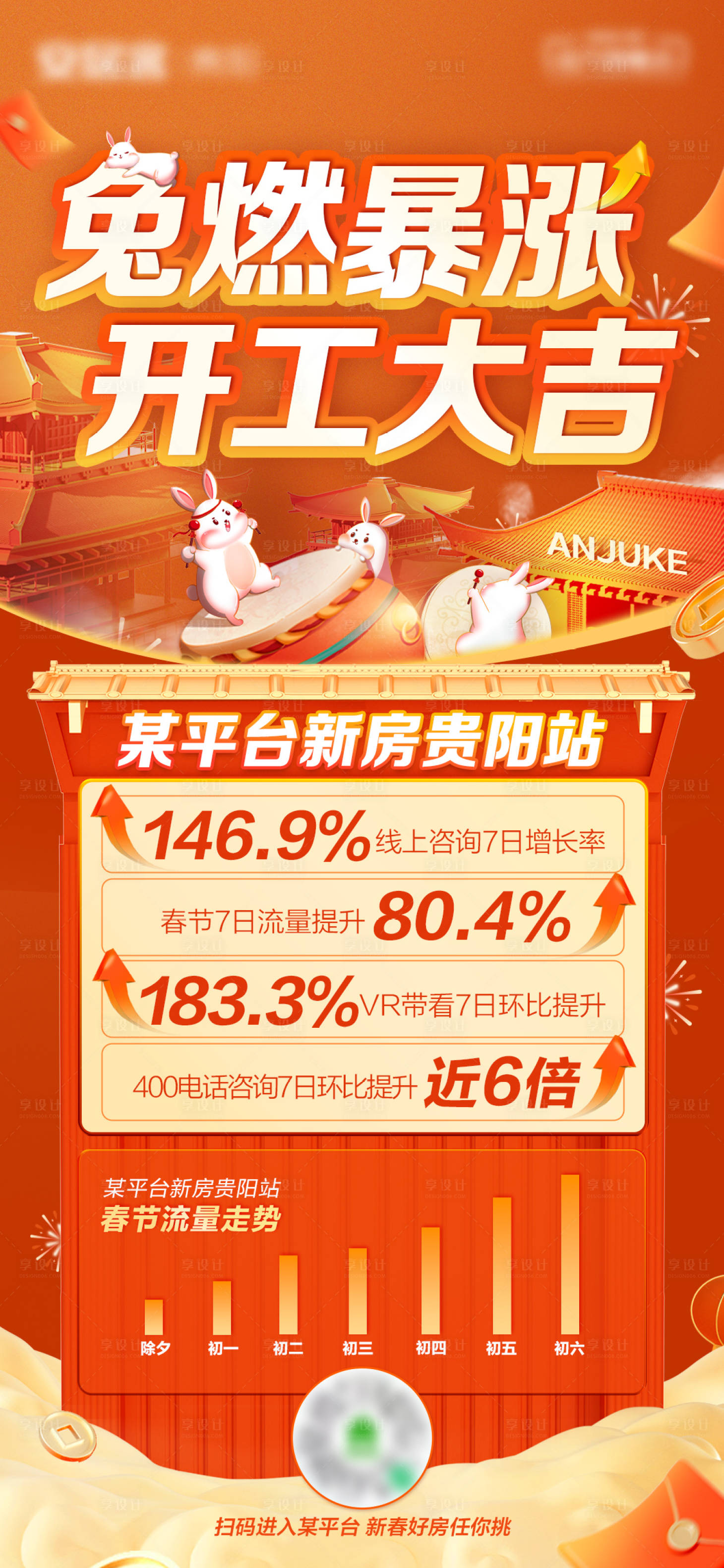 源文件下载【享设计】搜索编号：20830014862141044【数据上升海报】