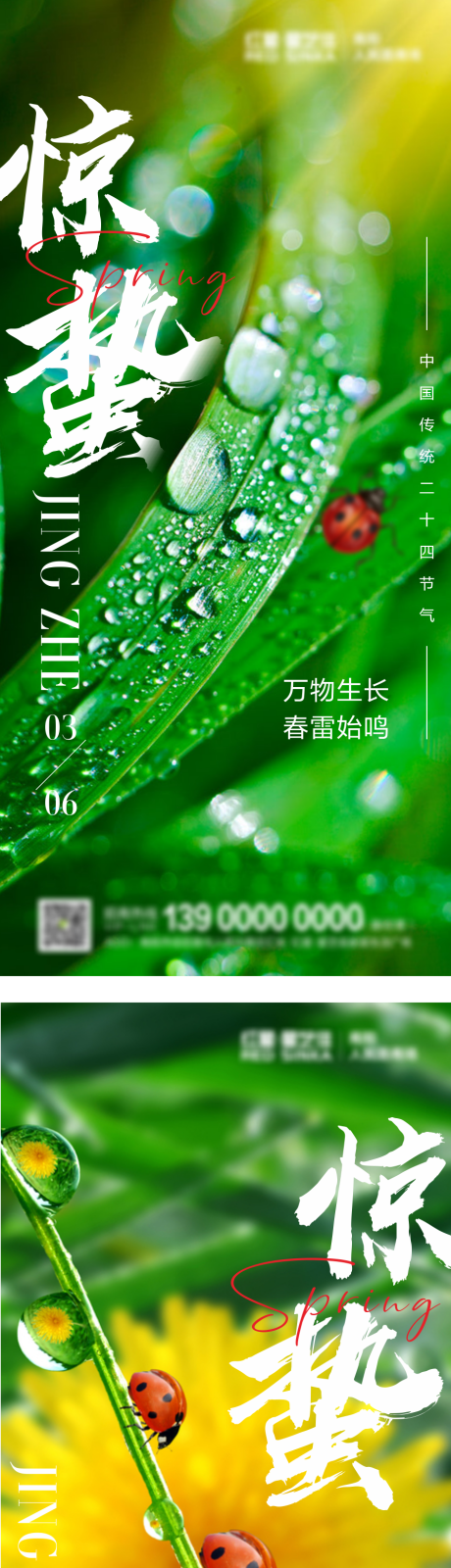 源文件下载【惊蛰节气海报】编号：38910014951271497