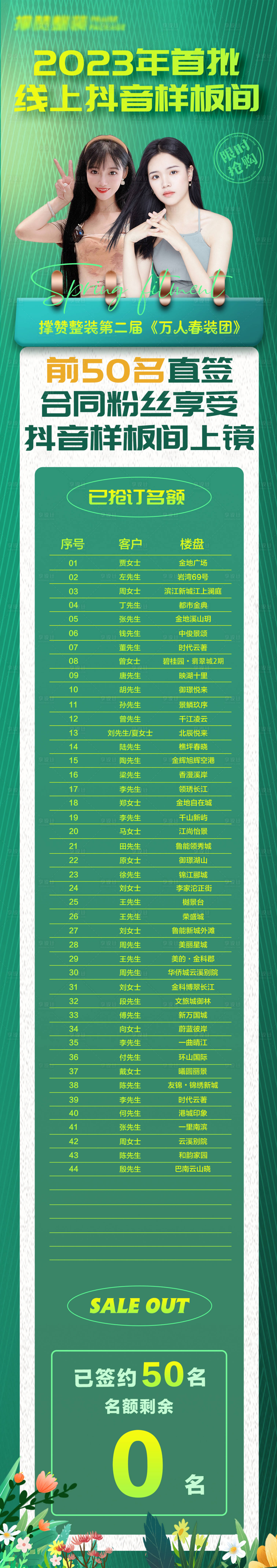 源文件下载【享设计】搜索编号：62820015029281363【2023春季抖音首批样板间征集长图】