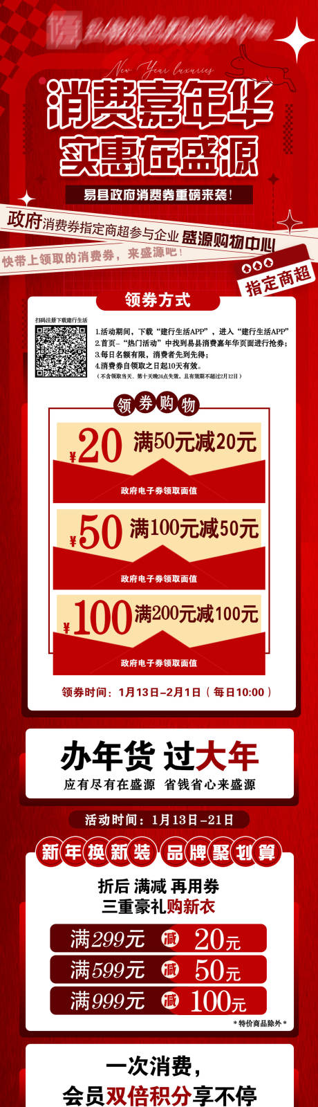 源文件下载【消费券活动长图海报】编号：96180014814554075