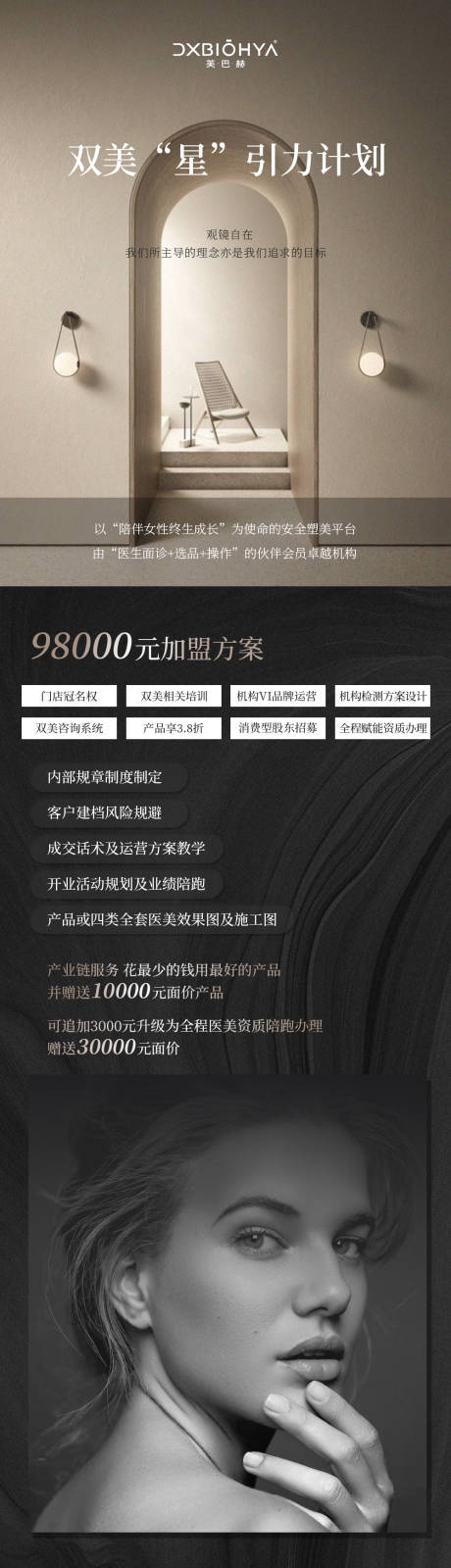 源文件下載【享設計】搜索編號：86000014552174101【門店加盟方案海報長圖】